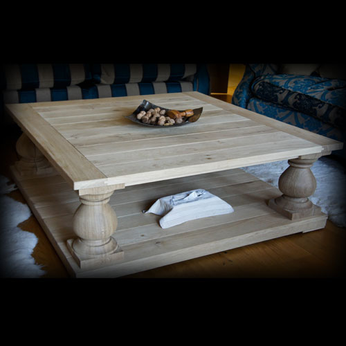 Rustic Oak Coffee Table