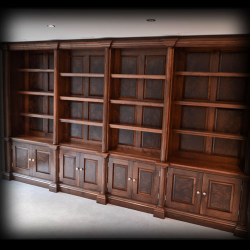 Library Storage and TV Cabinet with media storage: Just installed