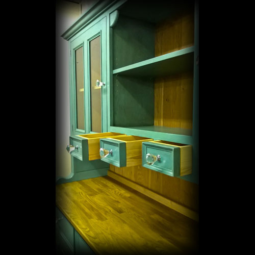 Welsh Dresser: Detail of Draws